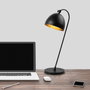 Opviq Acuka - 12292 Lámpara de mesa Negro y dorado